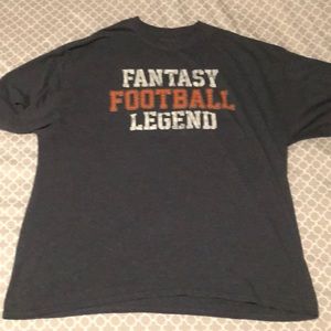 Grey fantasy football shirt XL